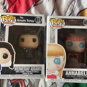 Pop Funko figures Wednesday Addams & Annabelle